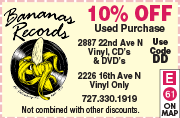Special Coupon Offer for Bananas Records